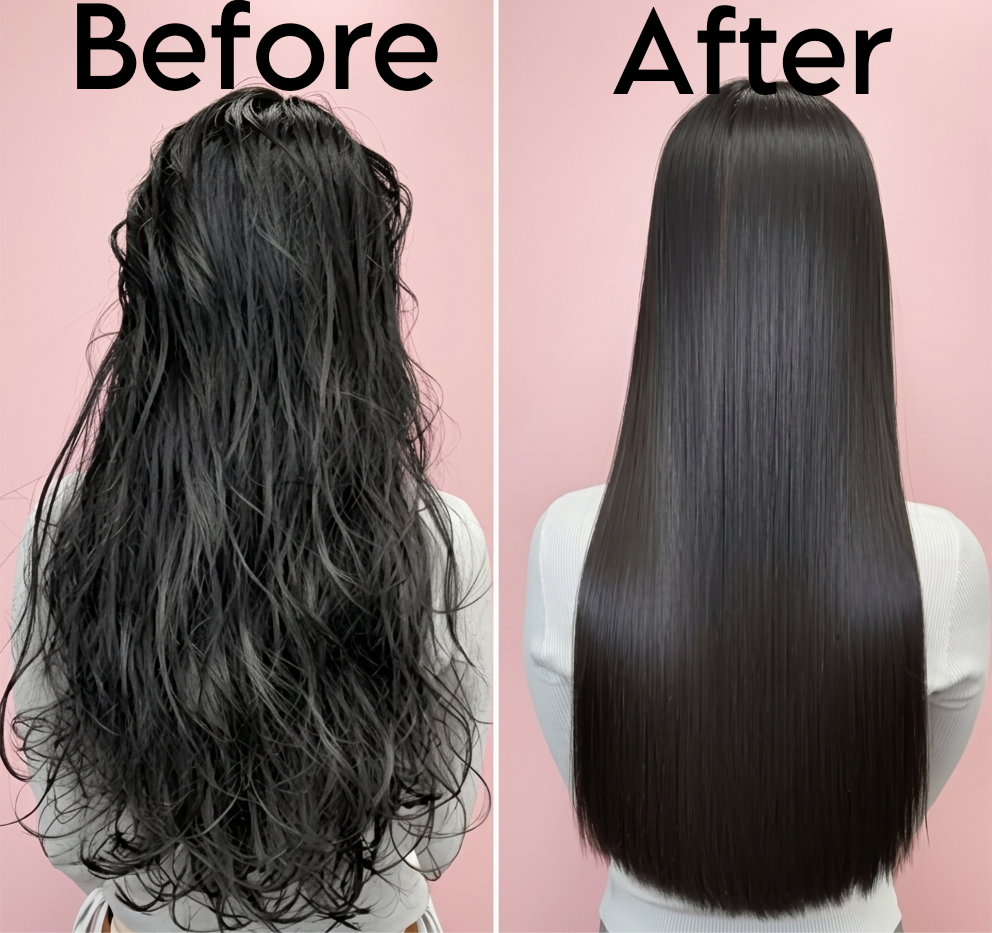 Zyraaz™ 2-in-1 Hair Straightening & Curling Brush |Get Salon like Smooth Straight & Curly Hair at Home in Minutes